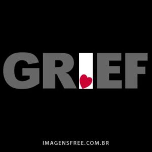 Grief png with illustration of heart trapped