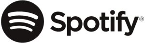 Spotify logo preto PNG