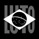 Bandeira do Brasil em preto e branco para você usar como foto de perfil nas redes sociais