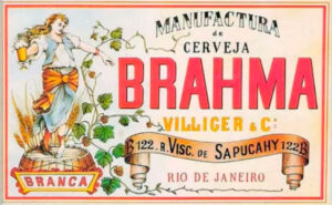 Logo Brahma 1888 - rótulo