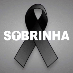 Foto Luto Sobrinha com Fita Preta e cruz