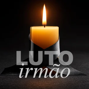 foto vela amarela acesa simbolizando luto irmão