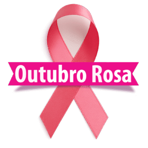 Foto Perfil Outubro Rosa para WhatsApp e Redes Sociais com imagem de laço / fita rosa